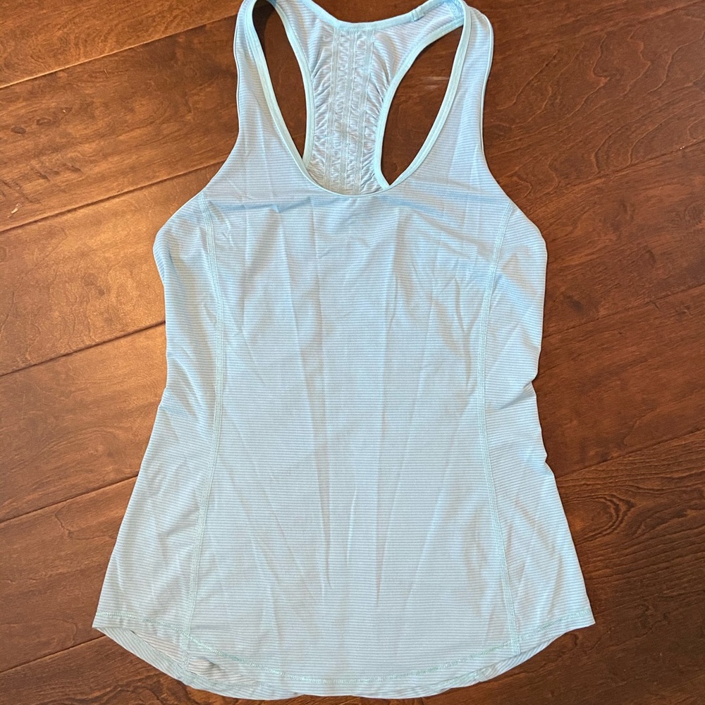 lululemon athletica Light Blue Tank Top